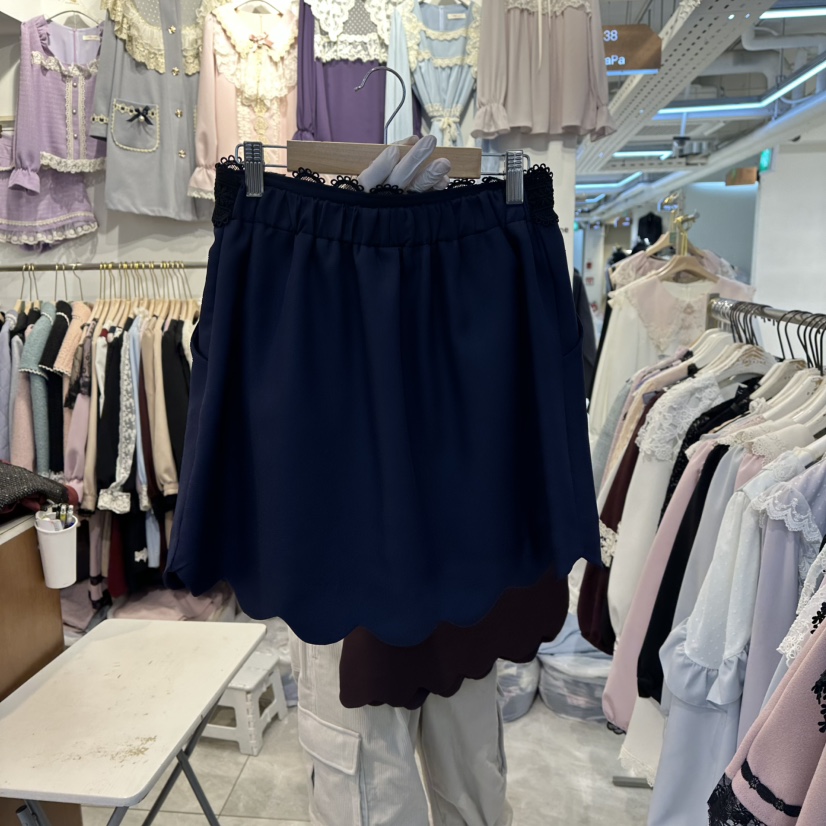 PAPA韓國直郵㊣女士新款真品推薦熱賣25秋冬休閑人氣職業短裙PaPa/HALMADE短裙