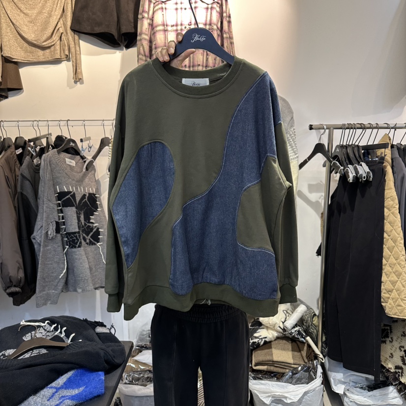 BAKHA-衣服韓國代購㊣女士新款休閑推薦時尚熱賣職業人氣衛衣BAKHA衛衣圖色3