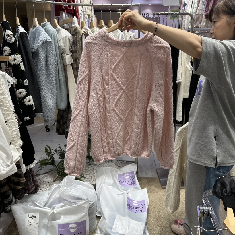 VIRUS韓國代購㊣女裝新品推薦休閑時尚真品人氣熱賣25秋冬毛衣VIRUS毛衣
