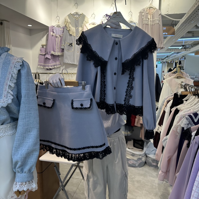 PAPA東大門㊣代購女士新品熱賣推薦時尚職業休閑套裝兩件套PaPa/HALMADE套裝圖色2