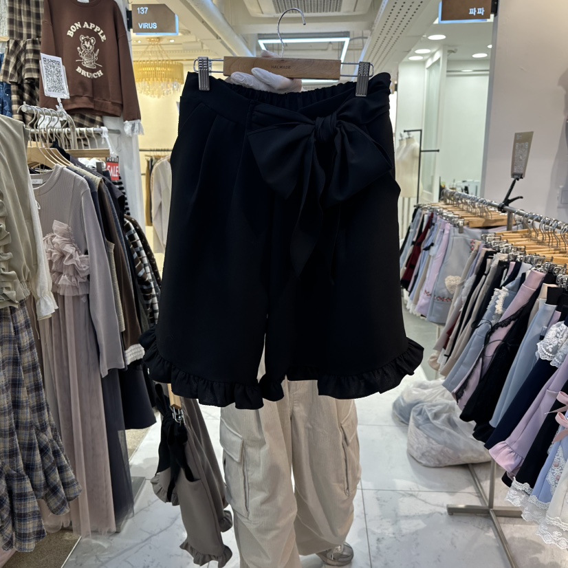 PAPA東大門㊣直郵女裝新款職業推薦25秋冬人氣時尚熱賣短褲PaPa/HALMADE短褲圖色3