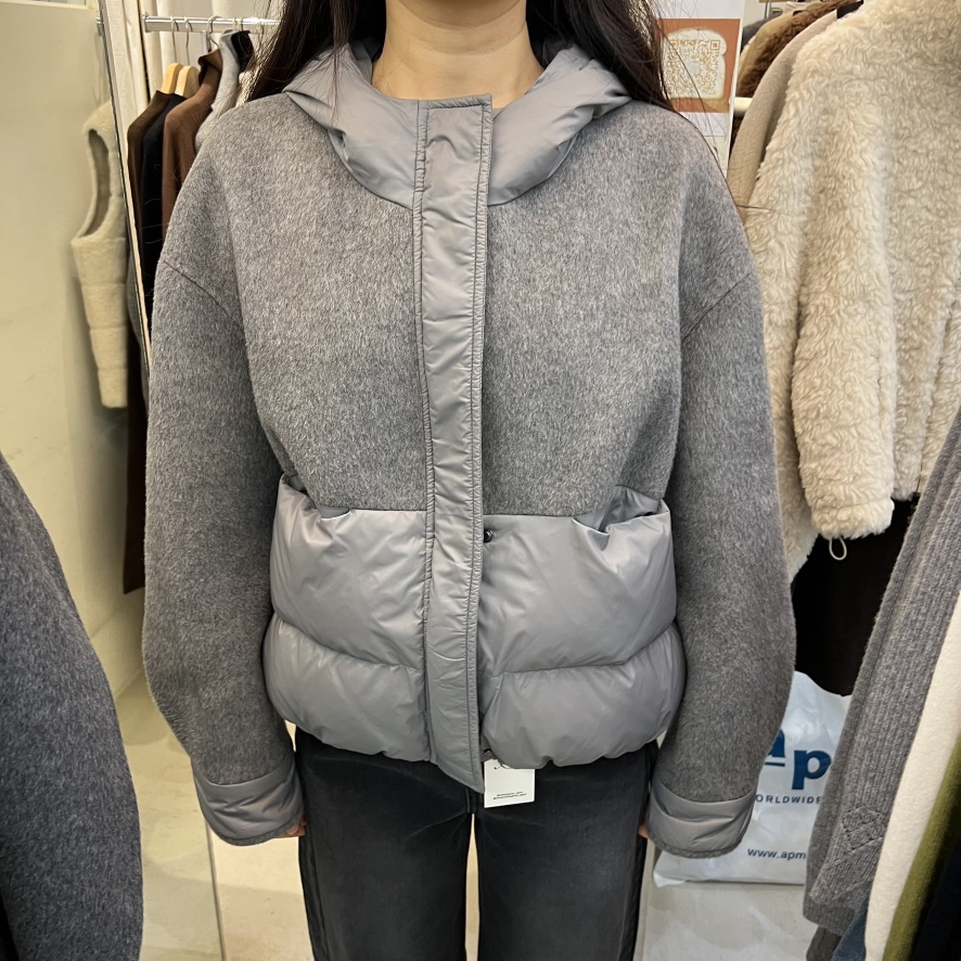 AFTERGLOW東大門㊣直郵女士新款25秋冬熱賣時尚短款羽絨服連帽AFTERGLOW短款羽絨服圖色2