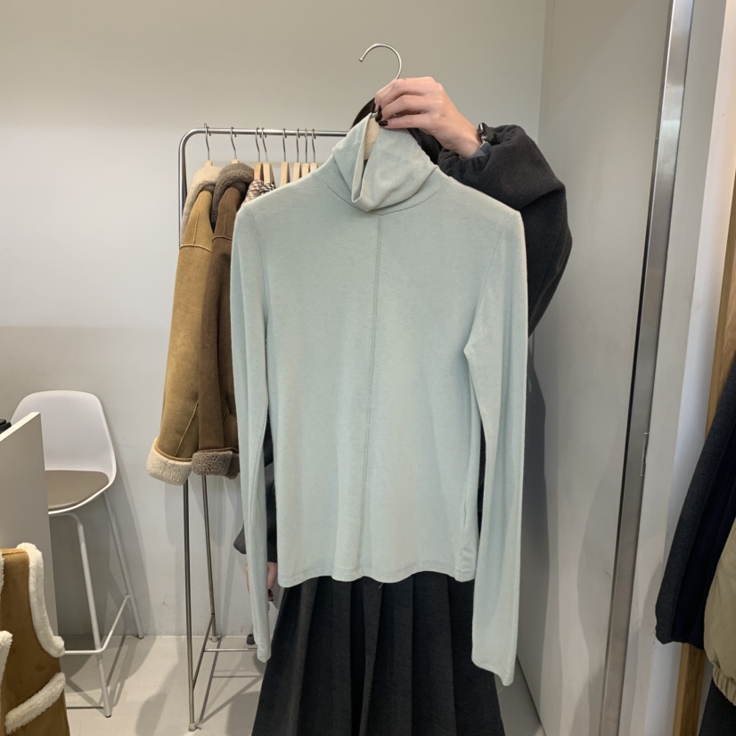 OUTRENE韓國代購㊣女士新款人氣25秋冬職業時尚熱賣長袖T恤OUTRENE長袖T恤圖色2