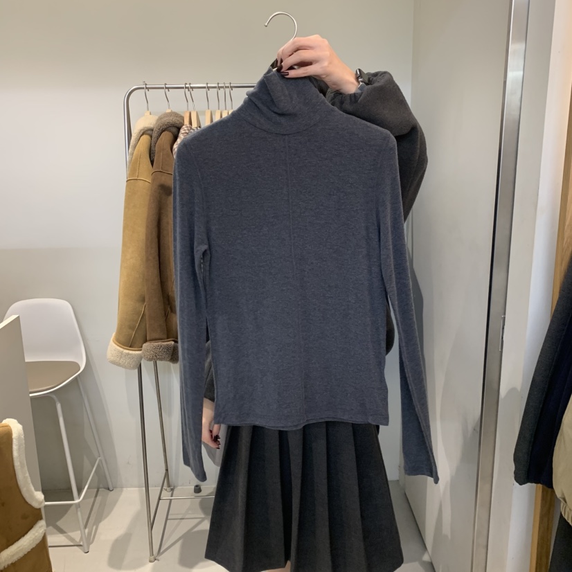 OUTRENE韓國代購㊣女士新款人氣25秋冬職業時尚熱賣長袖T恤OUTRENE長袖T恤圖色3