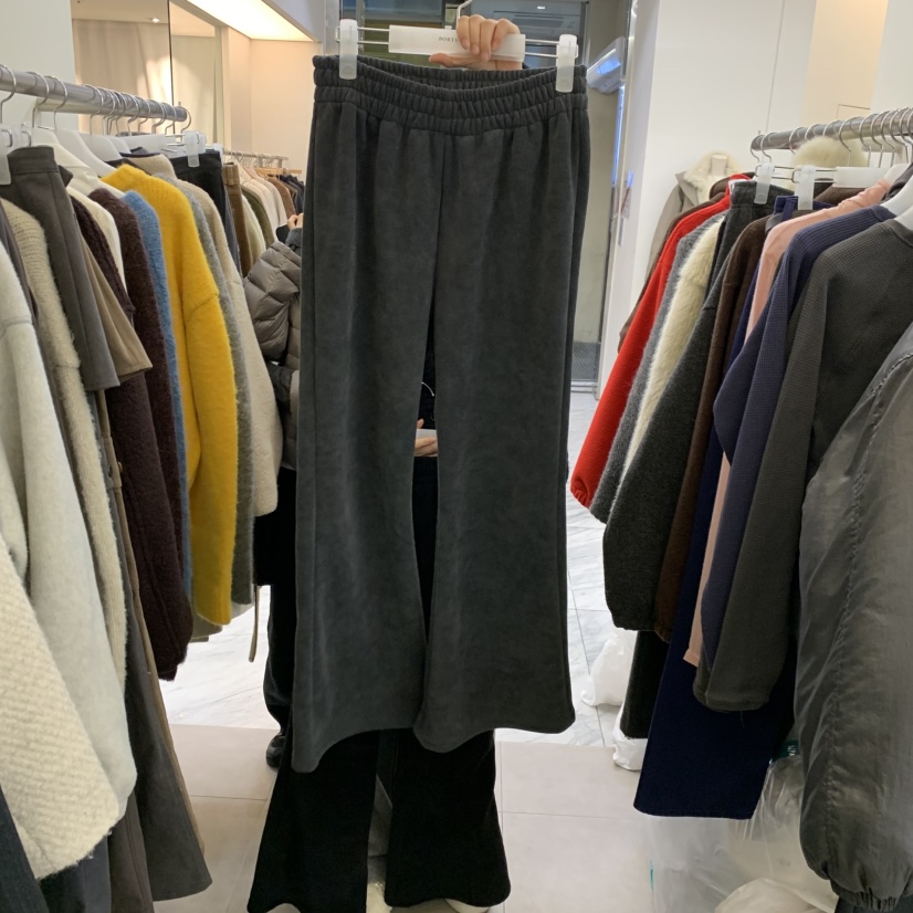 PORTS MOSS韓國代購㊣女士新品職業25秋冬休閑褲燈芯絨條紋PORTS MOSS休閑褲圖色2