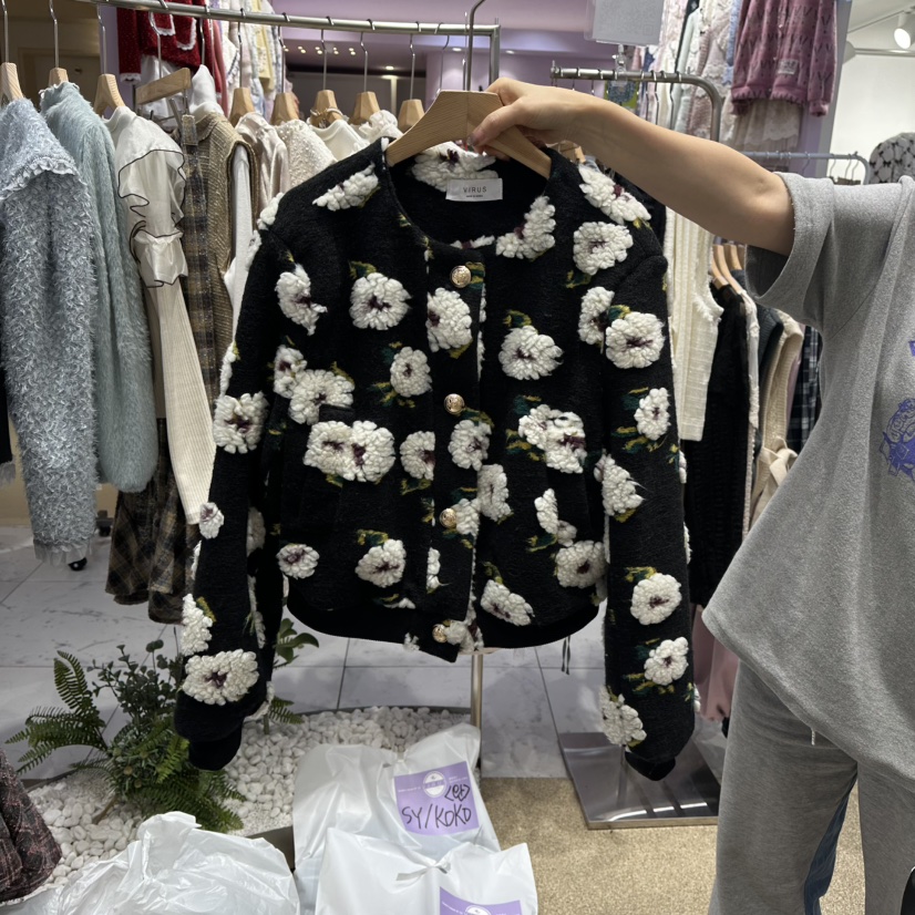 VIRUS韓國直郵㊣女裝新品人氣熱賣休閑推薦25秋冬時尚職業夾克VIRUS夾克圖色2