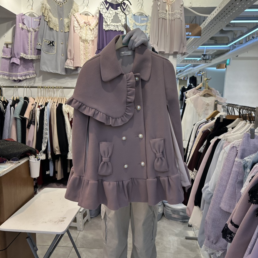 PAPA東大門㊣直郵女裝新品25秋冬休閑熱賣人氣職業時尚夾克PaPa/HALMADE夾克圖色1