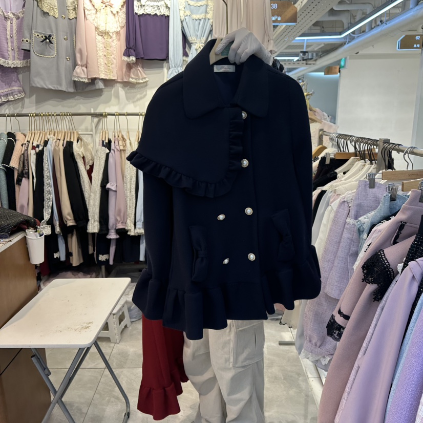 PAPA東大門㊣直郵女裝新品25秋冬休閑熱賣人氣職業時尚夾克PaPa/HALMADE夾克圖色3