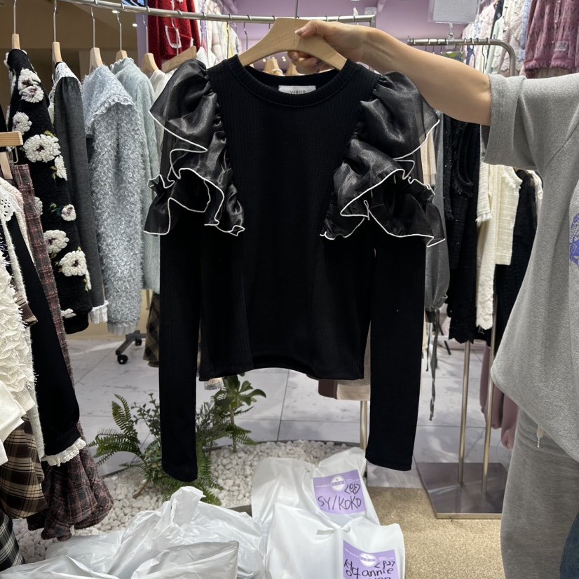 VIRUS韓國直郵㊣女士新品時尚推薦25秋冬職業休閑熱賣針織衫VIRUS針織衫圖色2