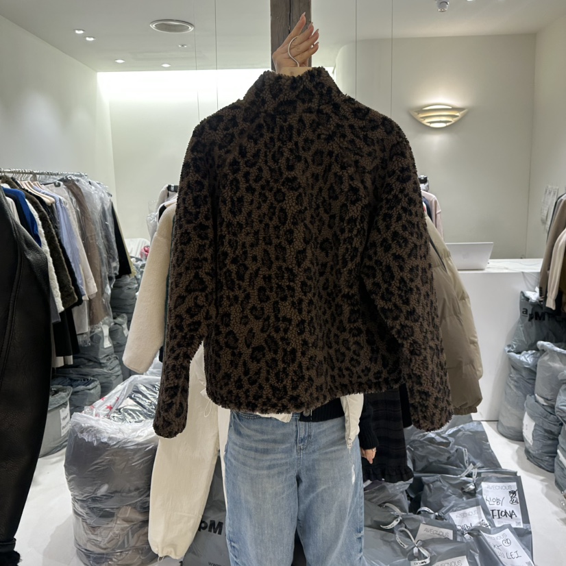 AVECNOUS韓國代購㊣女裝新品熱賣人氣休閑時尚推薦夾克拉鏈AVECNOUS夾克