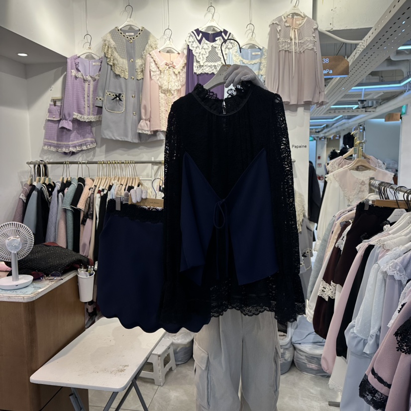 PAPA東大門㊣代購女裝新品職業時尚人氣25秋冬套裝兩件套套裝PaPa/HALMADE套裝圖色1