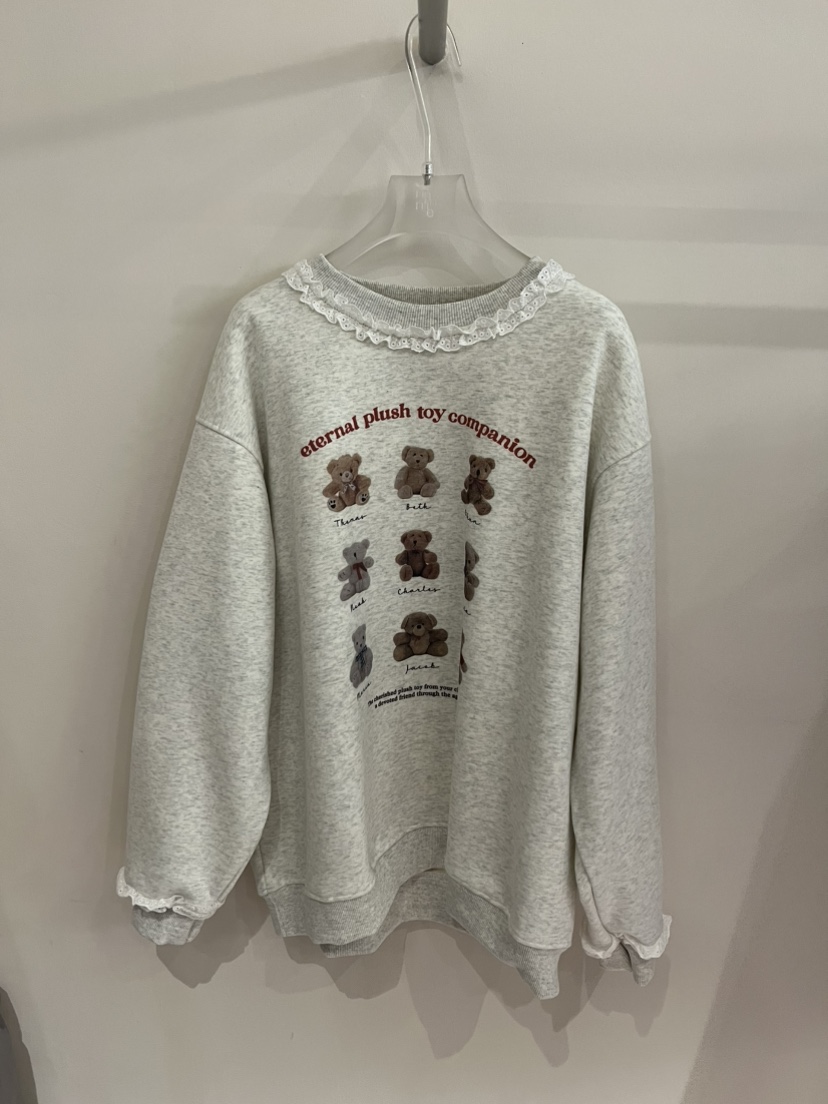 MIMME東大門㊣實拍女士新款人氣推薦時尚熱賣職業休閑衛衣刺繡MIMME衛衣圖色1