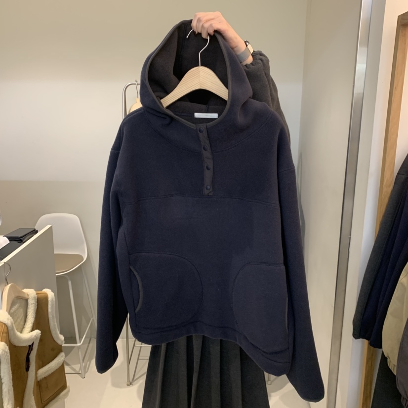 OUTRENE東大門㊣實拍女裝新品時尚職業人氣推薦熱賣25秋冬衛衣OUTRENE衛衣圖色2