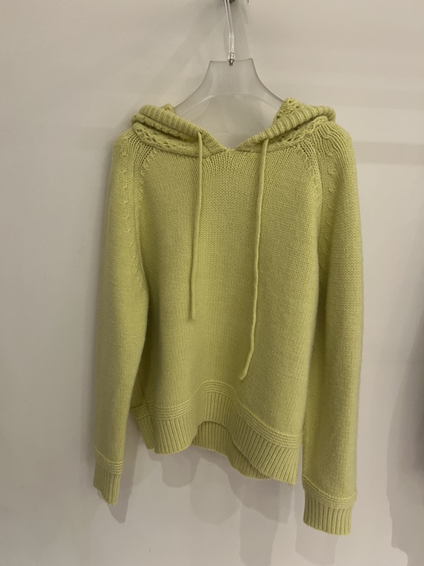 MIMME韓國直郵㊣女士新品職業時尚休閑針織衫手工編織連帽衫MIMME針織衫圖色2