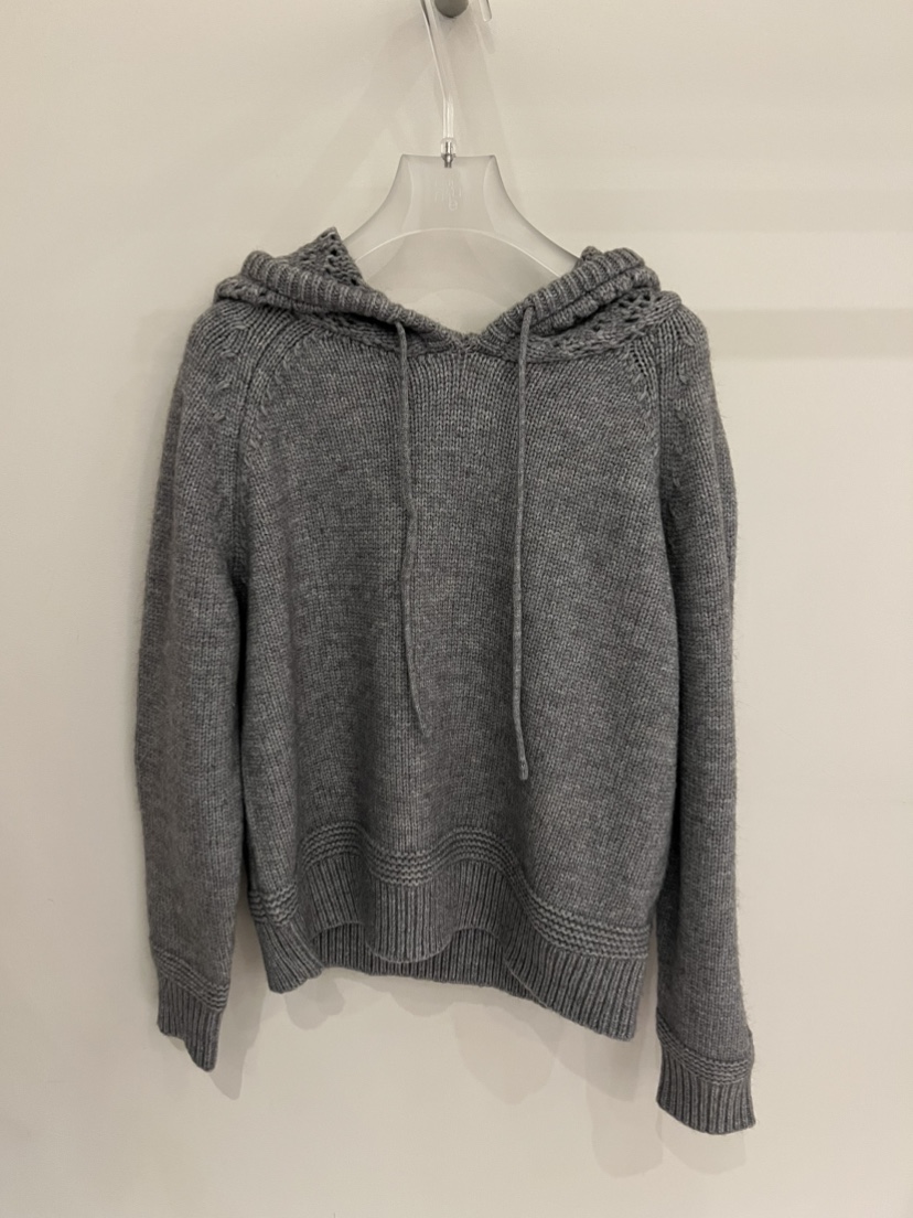 MIMME韓國直郵㊣女士新品職業時尚休閑針織衫手工編織連帽衫MIMME針織衫圖色4