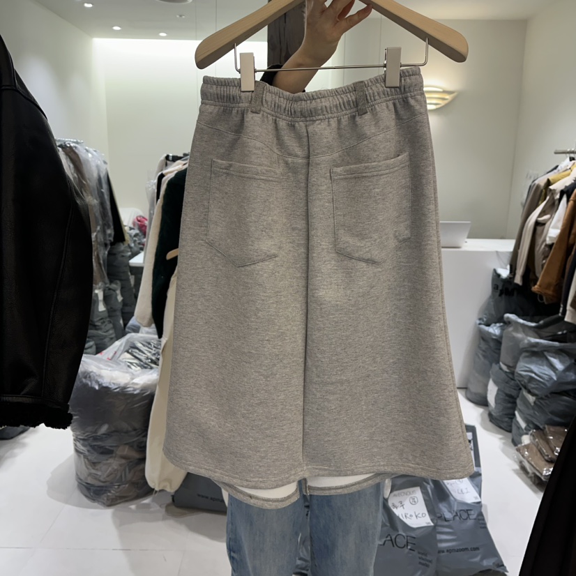 AVECNOUS韓國直郵㊣女裝新款熱賣時尚25秋冬推薦人氣職業長裙AVECNOUS長裙