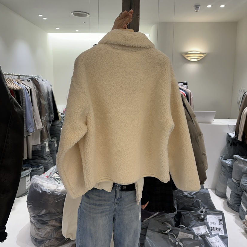 AVECNOUS東大門㊣直郵女士新品推薦人氣休閑25秋冬衛衣拉鏈AVECNOUS衛衣