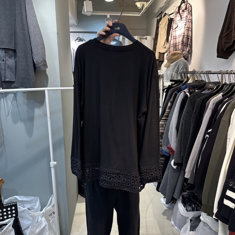 BAKHA-衣服東大門㊣直郵女裝新品人氣職業推薦時尚長袖T恤BAKHA長袖T恤