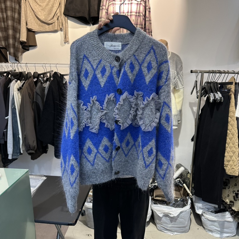 BAKHA-衣服韓國直郵㊣女裝新款熱賣推薦職業25秋冬毛衣不含腰帶BAKHA毛衣圖色2