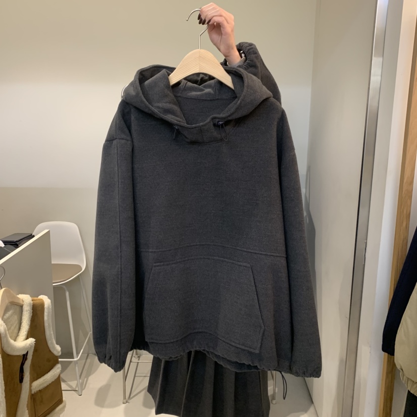 OUTRENE韓國代購㊣女士新品職業推薦休閑時尚人氣25秋冬衛衣OUTRENE衛衣圖色1