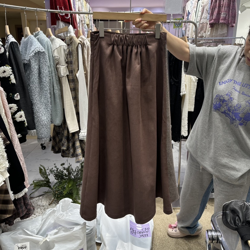 VIRUS韓國代購㊣女裝新款時尚休閑推薦熱賣職業人氣25秋冬長裙VIRUS長裙