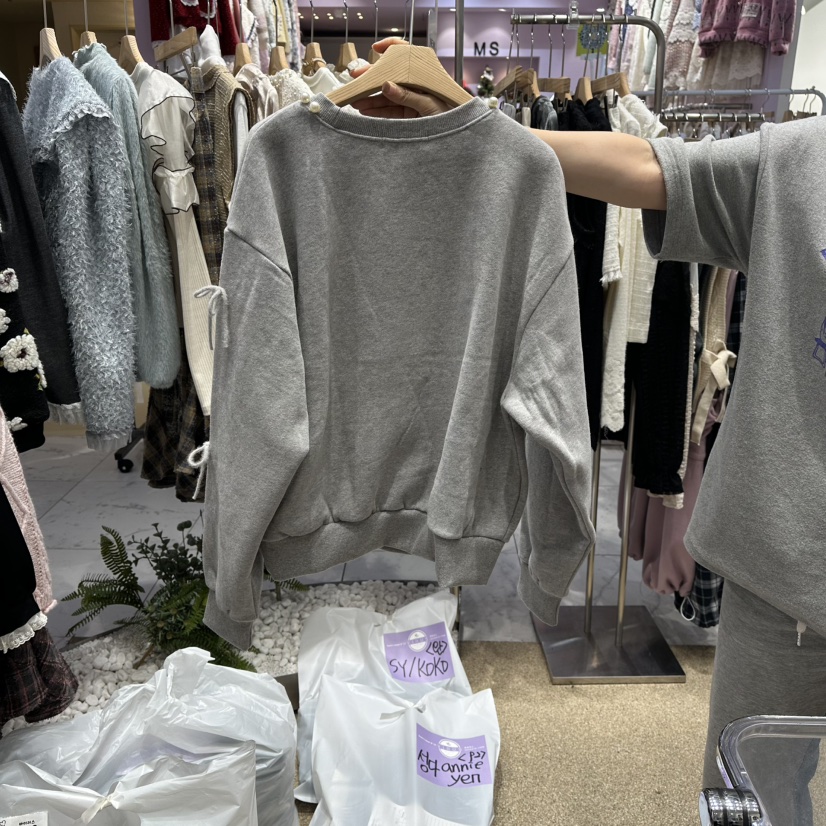 VIRUS韓國代購㊣女裝新款25秋冬職業休閑人氣時尚熱賣衛衣加絨VIRUS衛衣