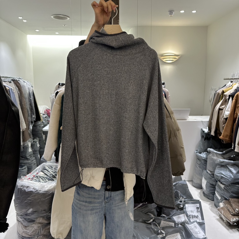 AVECNOUS東大門㊣直郵女裝新款職業人氣熱賣休閑25秋冬針織衫AVECNOUS針織衫圖色4