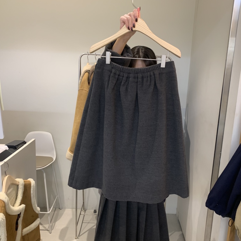 OUTRENE東大門㊣實拍女裝新款時尚休閑25秋冬職業半身裙中短裙OUTRENE半身裙/中短裙