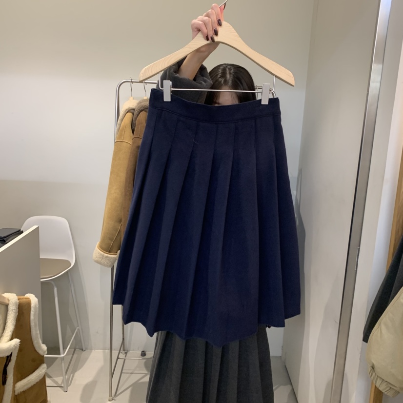 OUTRENE東大門㊣實拍女裝新款時尚休閑25秋冬職業半身裙中短裙OUTRENE半身裙/中短裙圖色2