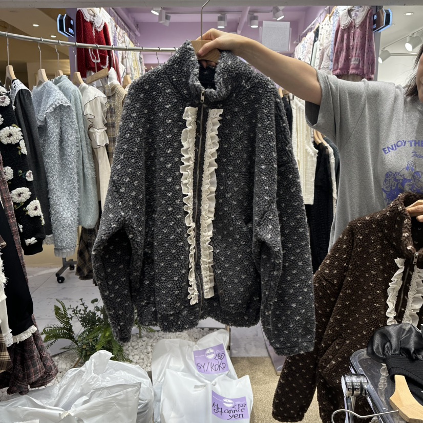 VIRUS東大門㊣實拍女裝新品熱賣職業休閑推薦25秋冬時尚夾克VIRUS夾克圖色1