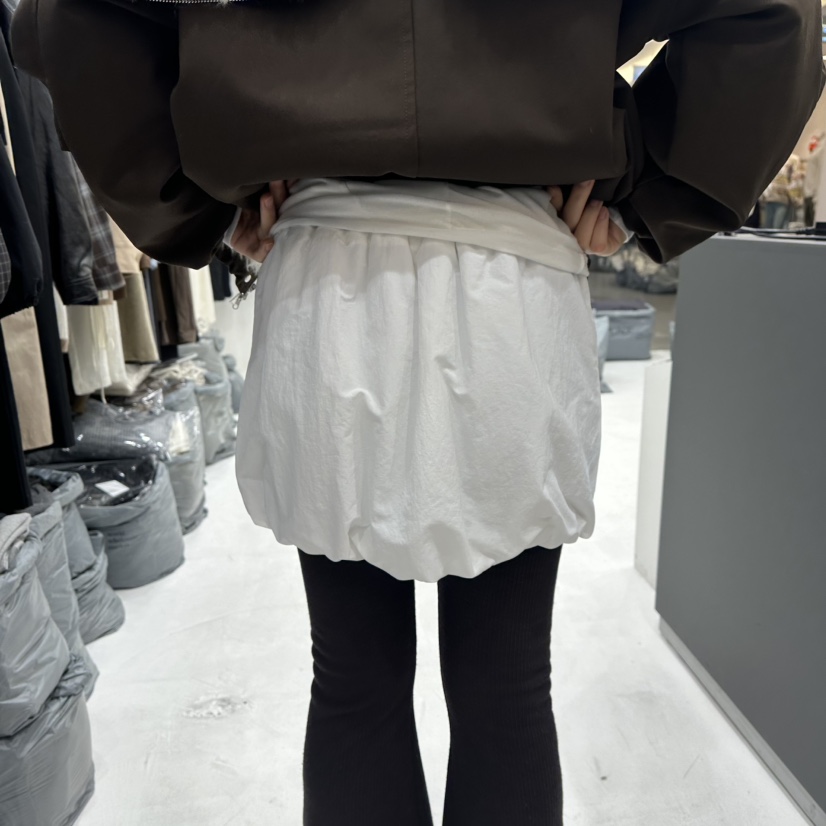 THE VALUE東大門㊣直郵女裝新款時尚人氣休閑推薦短裙填充THE VALUE短裙