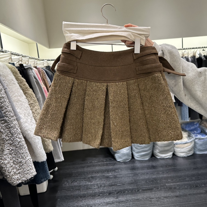 TOMGIRL東大門㊣直郵女士新款25秋冬時尚職業休閑推薦人氣裙褲TOMGIRL裙褲