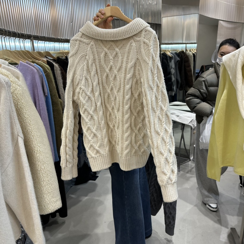 ALEGRE東大門㊣代購女士新品25秋冬推薦休閑人氣熱賣針織衫ALEGRE針織衫