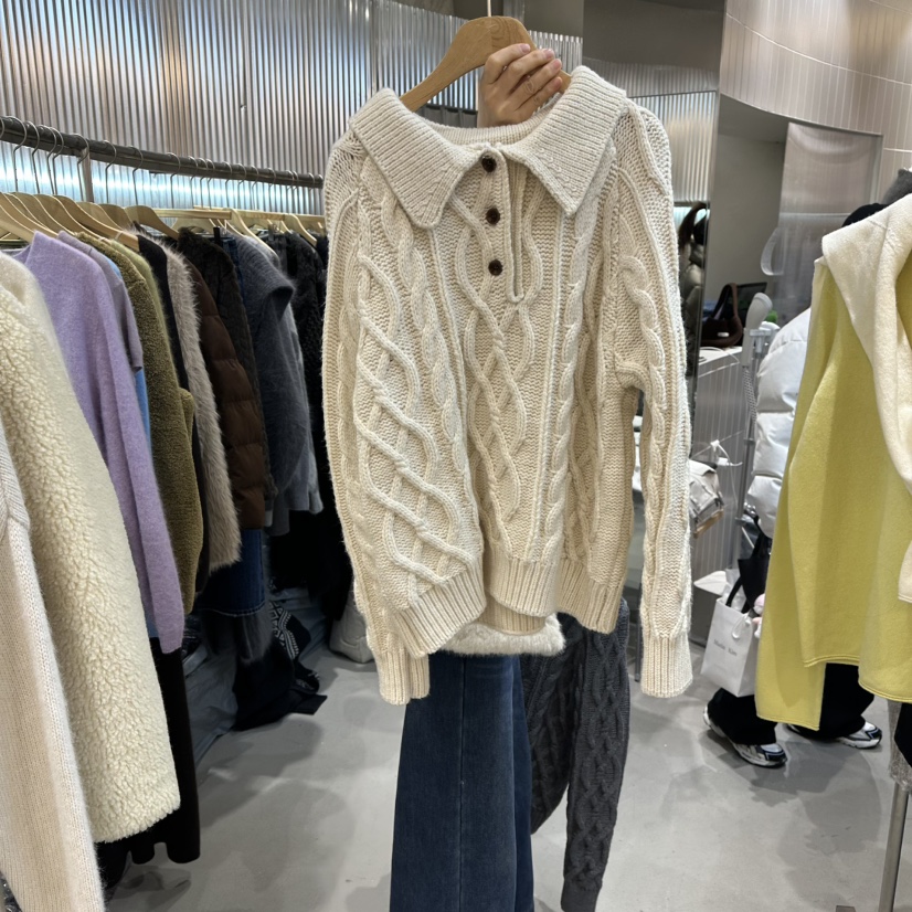 ALEGRE東大門㊣代購女士新品25秋冬推薦休閑人氣熱賣針織衫ALEGRE針織衫圖色2