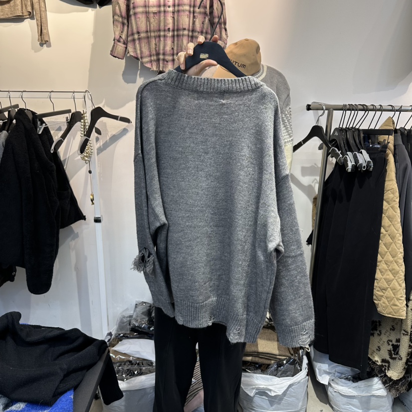 BAKHA-衣服東大門㊣直郵女裝新款25秋冬休閑熱賣時尚職業毛衣BAKHA毛衣