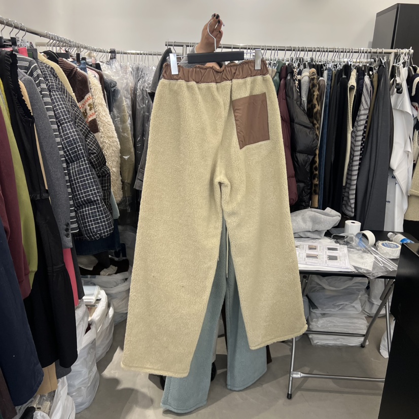 THE SECOND GROW東大門㊣直郵女士新品推薦人氣休閑褲羊毛THE SECOND GROW休閑褲