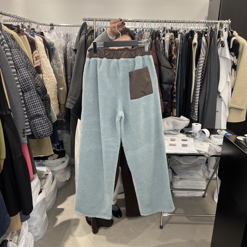 THE SECOND GROW東大門㊣直郵女士新品推薦人氣休閑褲羊毛THE SECOND GROW休閑褲