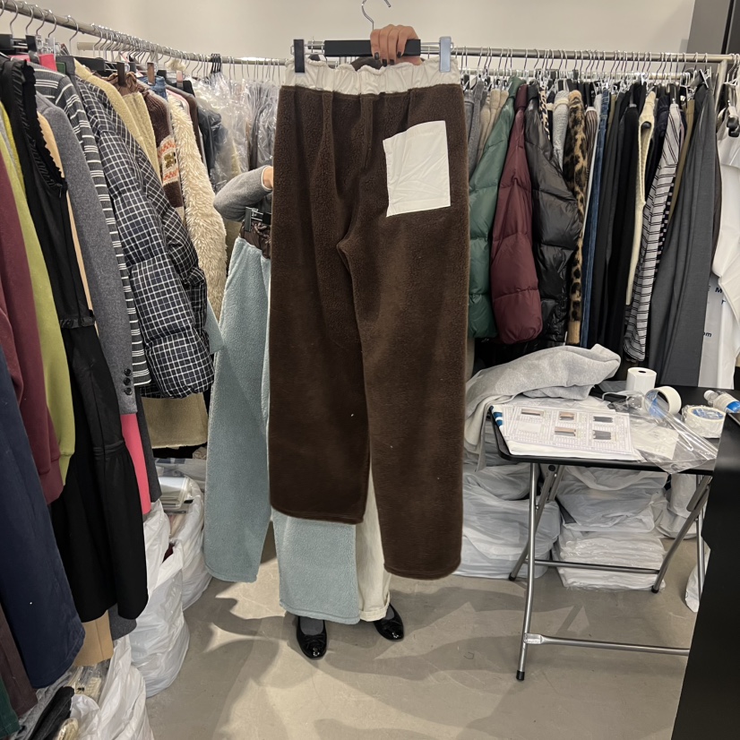 THE SECOND GROW東大門㊣直郵女士新品推薦人氣休閑褲羊毛THE SECOND GROW休閑褲