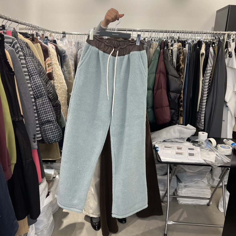 THE SECOND GROW東大門㊣直郵女士新品推薦人氣休閑褲羊毛THE SECOND GROW休閑褲圖色2