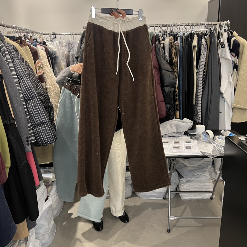 THE SECOND GROW東大門㊣直郵女士新品推薦人氣休閑褲羊毛THE SECOND GROW休閑褲圖色3