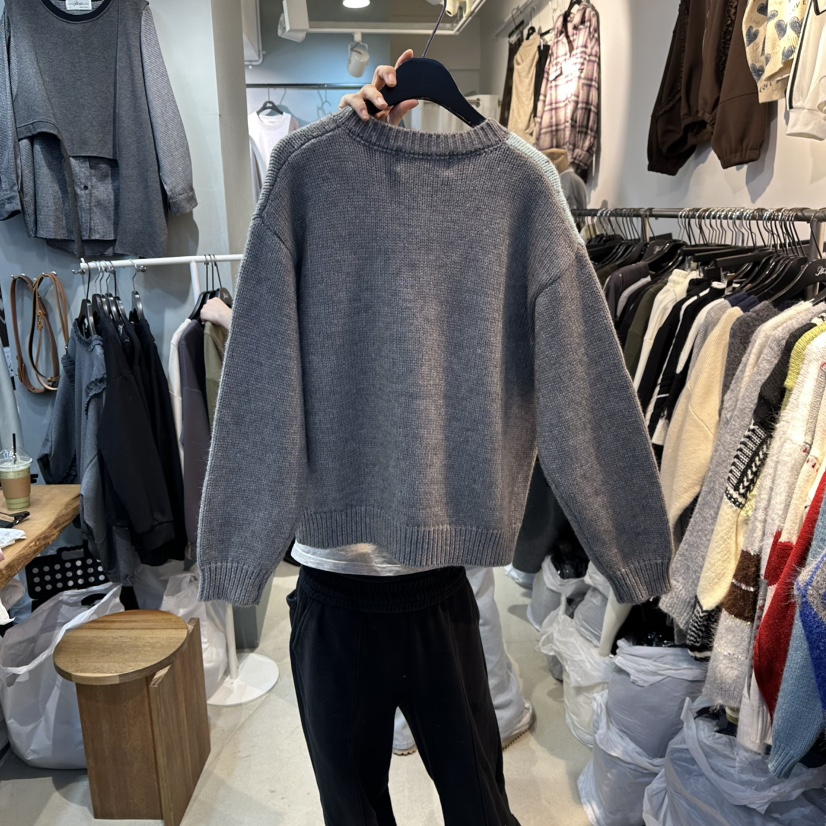 BAKHA-衣服韓國代購㊣女士新款職業熱賣休閑人氣時尚25秋冬毛衣BAKHA毛衣