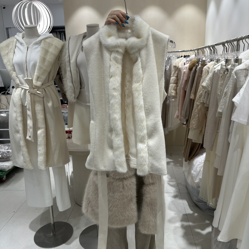 LAFFINE-P東大門㊣代購女裝新品人氣推薦休閑熱賣馬甲毛皮LAFFINE-P馬甲圖色1