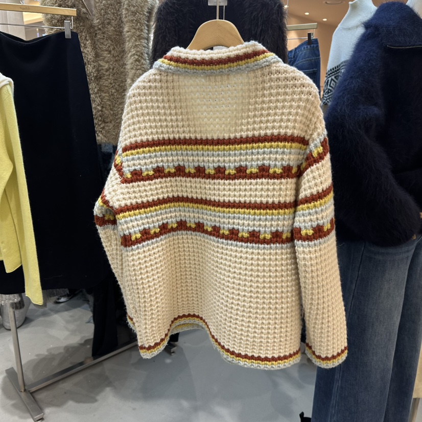 ALEGRE韓國代購㊣女裝新款熱賣職業人氣推薦25秋冬時尚針織衫ALEGRE針織衫