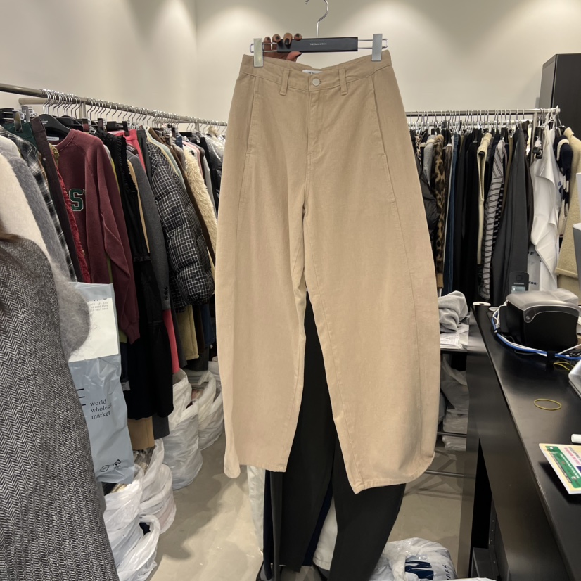 THE SECOND GROW韓國直郵㊣女裝新款休閑職業休閑褲不含腰帶THE SECOND GROW休閑褲圖色2