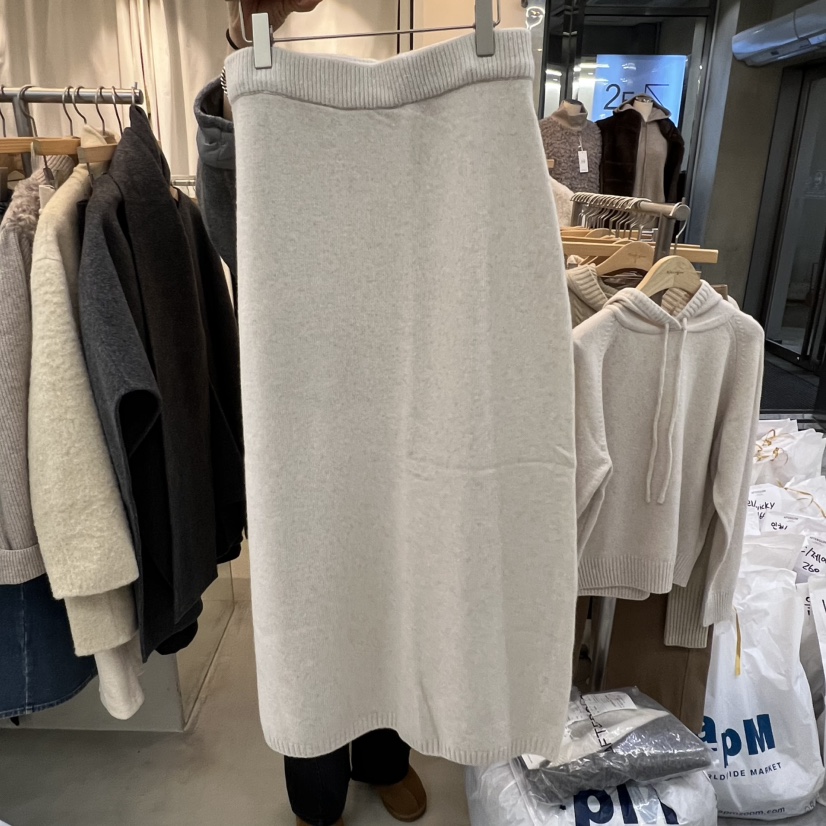 AFTERGLOW韓國代購㊣女裝新品休閑25秋冬職業時尚半身裙中短裙AFTERGLOW半身裙/中短裙圖色1