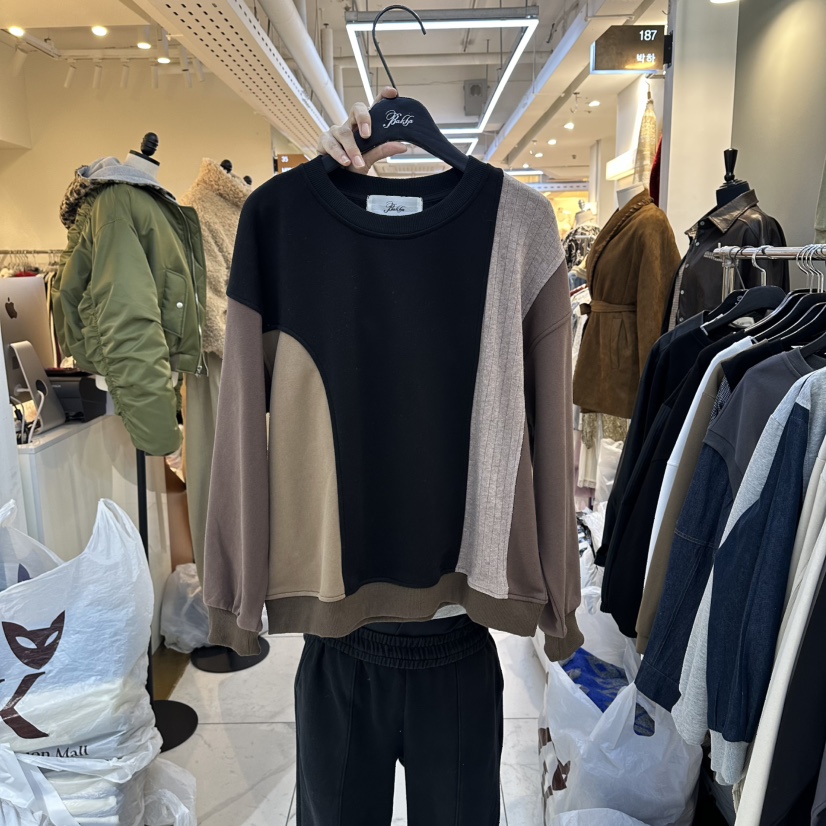 BAKHA-衣服東大門㊣實拍女裝新款推薦職業25秋冬時尚真品衛衣BAKHA衛衣圖色2