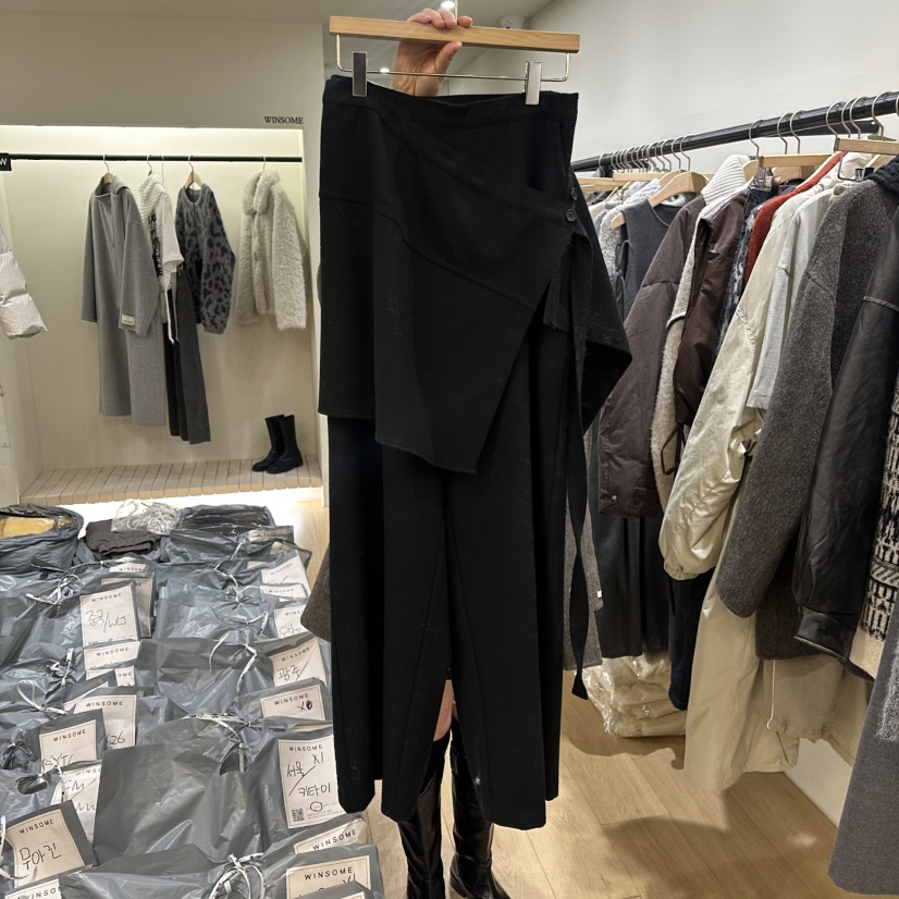 WINSOME東大門㊣代購女裝新品職業25秋冬休閑真品人氣熱賣裙褲WINSOME裙褲圖色2