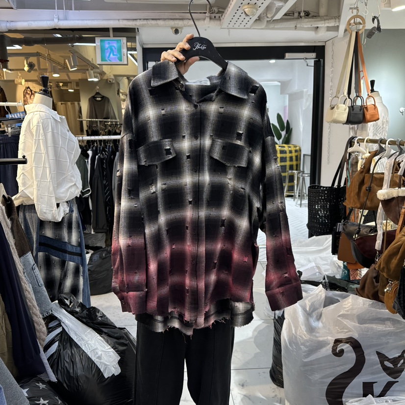 BAKHA-衣服東大門㊣直郵女裝新品推薦真品時尚人氣襯衫蕾絲衫BAKHA襯衫/蕾絲衫圖色2