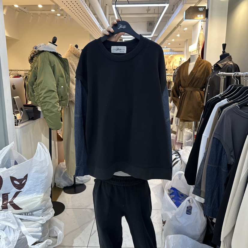 BAKHA-衣服東大門㊣代購女裝新款推薦熱賣時尚職業長袖T恤BAKHA長袖T恤圖色2