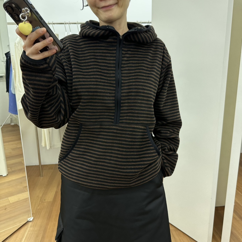 MYNAMEIS韓國代購㊣女士新款真品人氣休閑熱賣職業時尚衛衣MYNAMEIS衛衣圖色1棕色